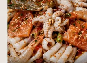 ยำทะเลรวมมิตร ร้านยำวะ บ้านโป่ง